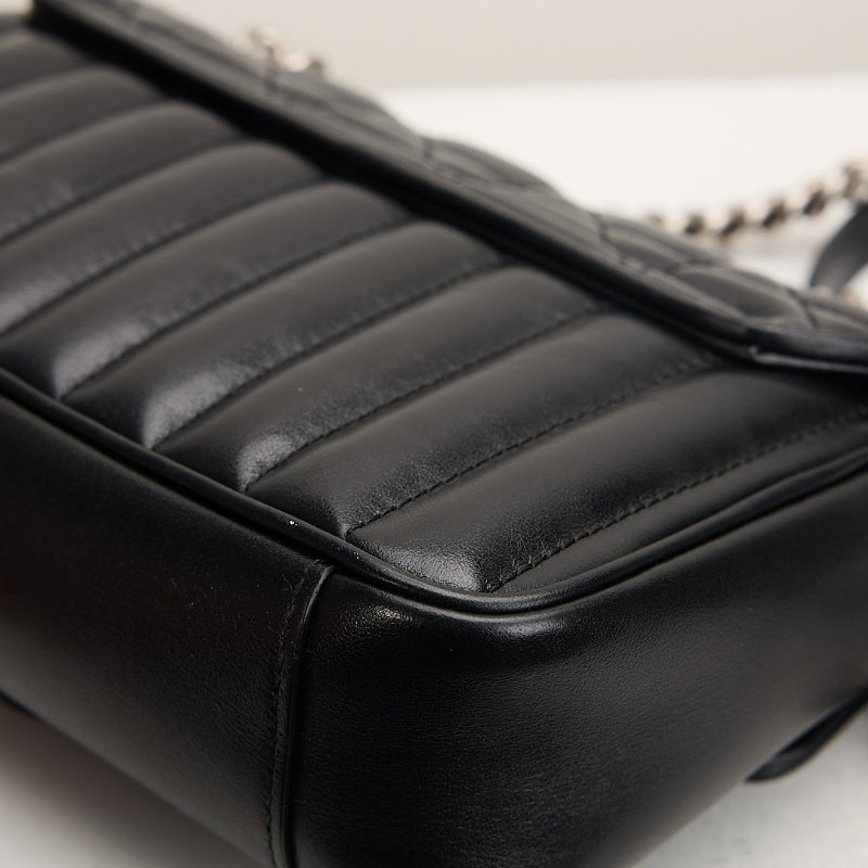 二手Gucci Marmont 22黑銀-14