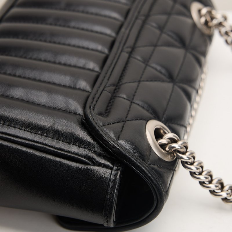二手Gucci Marmont 22黑銀-15