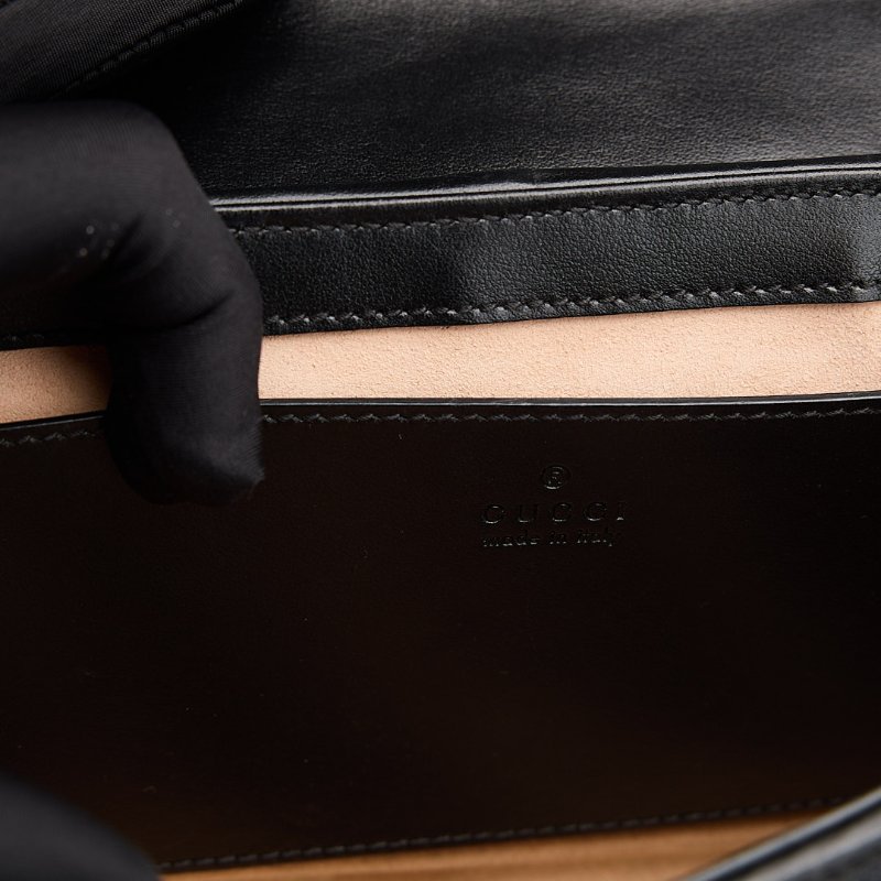 二手Gucci Marmont 22黑銀-23