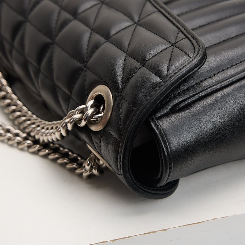 二手Gucci Marmont 26黑銀-5