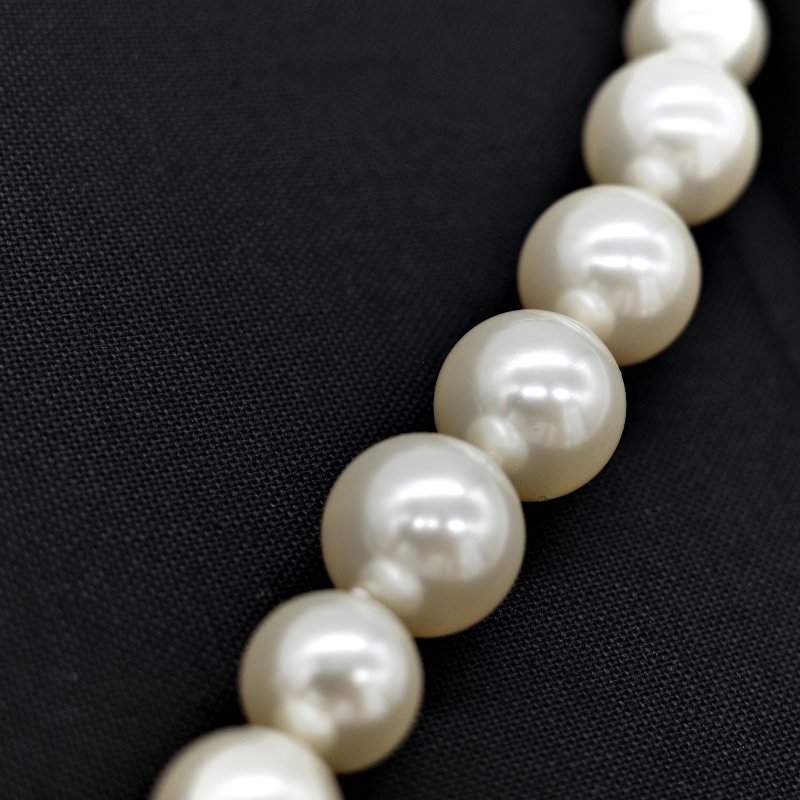 Chanel 香奈兒 珍珠 雙C 短鍊 項鍊 100週年-9