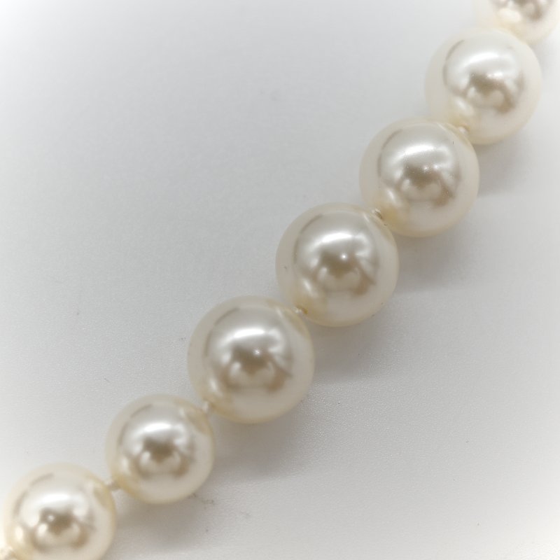 Chanel 香奈兒 珍珠 雙C 短鍊 項鍊 100週年-14