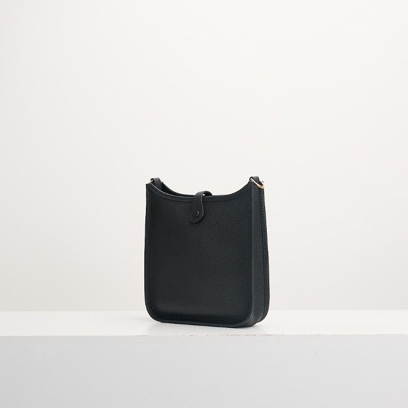 二手Hermès mini evelyne黑金-2