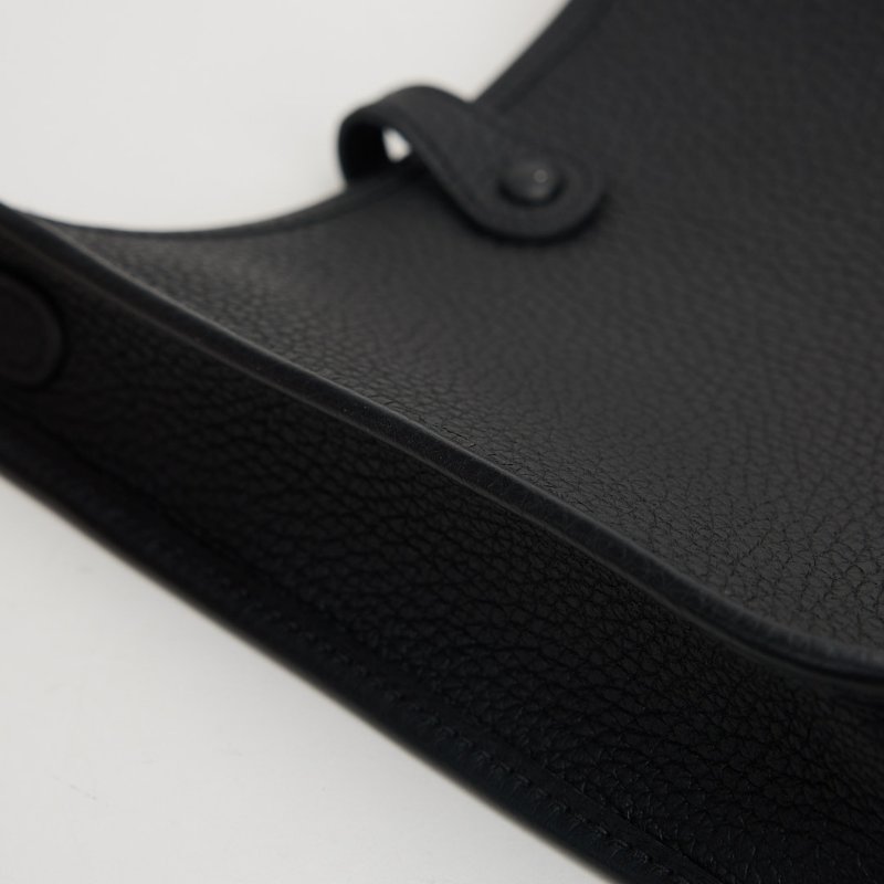 二手Hermès mini evelyne黑金-5