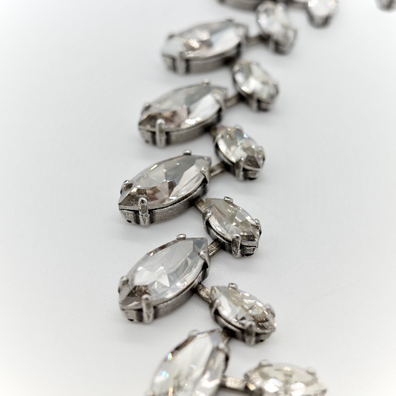 Dior 復古銀色 項鍊 Jadior 字母-5