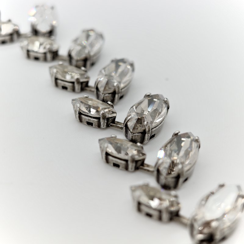 Dior 復古銀色 項鍊 Jadior 字母-7