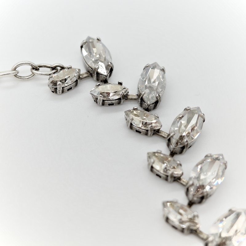 Dior 復古銀色 項鍊 Jadior 字母-8