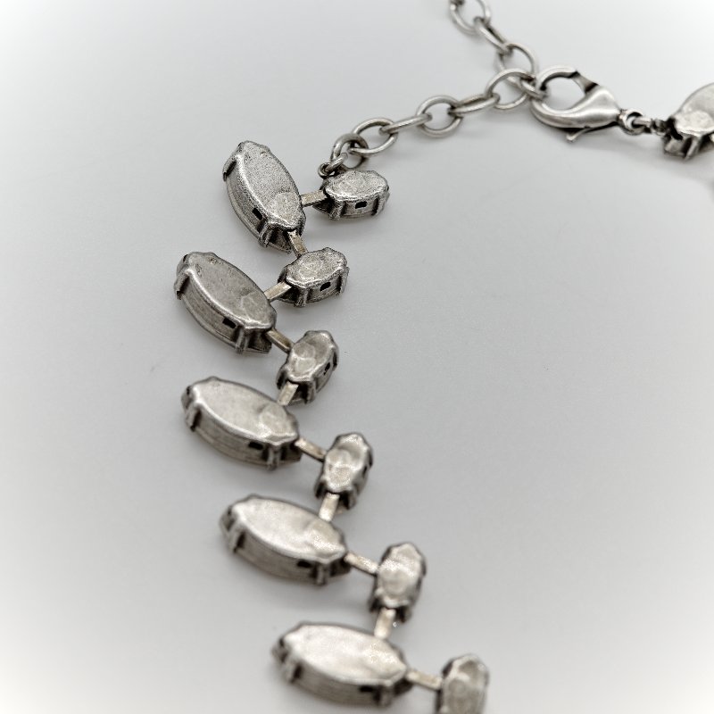 Dior 復古銀色 項鍊 Jadior 字母-14