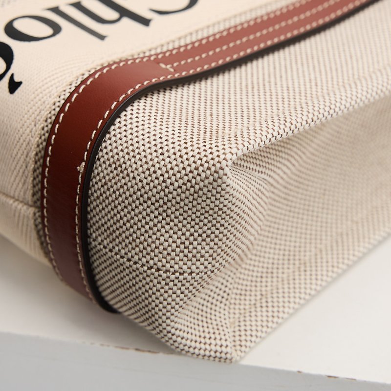 Chloé Woody tote 小號棕-4