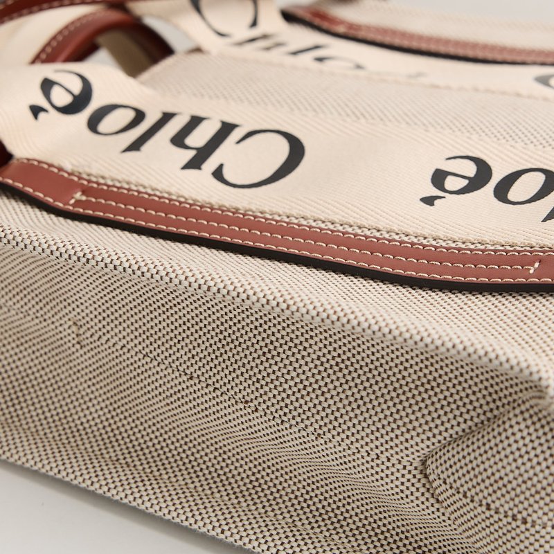 Chloé Woody tote 小號棕-5