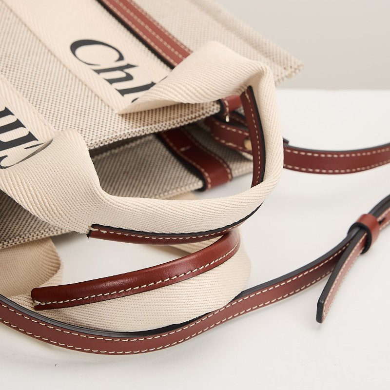 Chloé Woody tote 小號棕-6