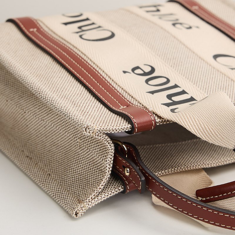 Chloé Woody tote 小號棕-7