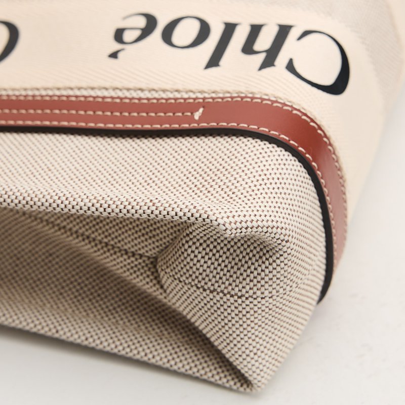 Chloé Woody tote 小號棕-9
