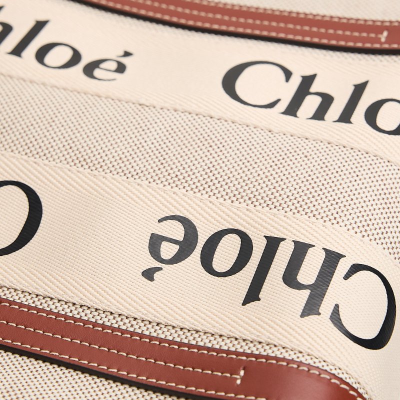 Chloé Woody tote 小號棕-12