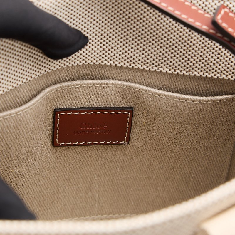 Chloé Woody tote 小號棕-16