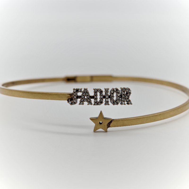 Dior 迪奧 復古 金色 手鐲-2