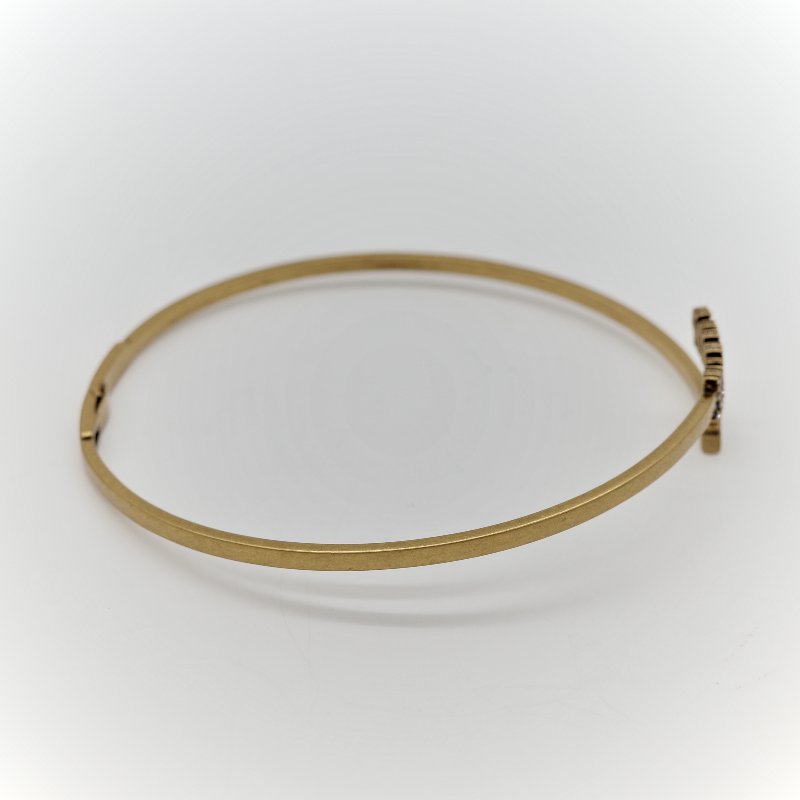 Dior 迪奧 復古 金色 手鐲-3