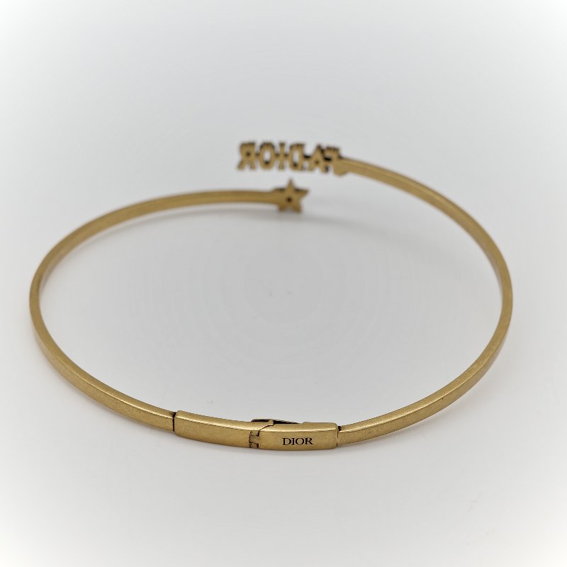 Dior 迪奧 復古 金色 手鐲-4