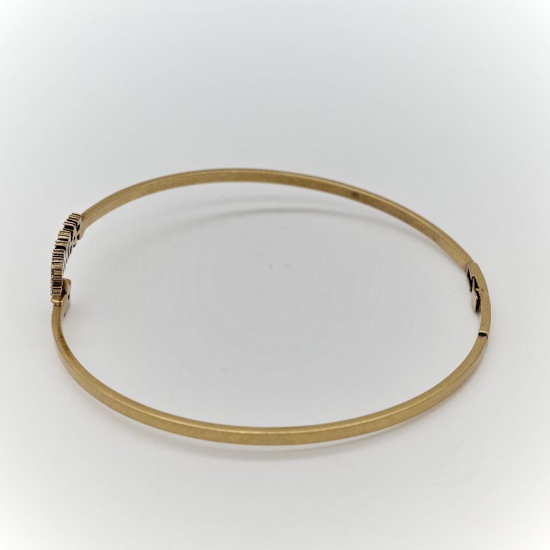 Dior 迪奧 復古 金色 手鐲-6