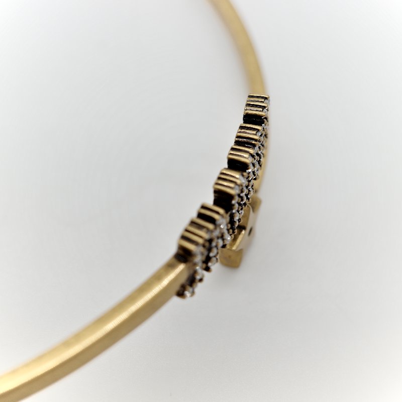 Dior 迪奧 復古 金色 手鐲-11