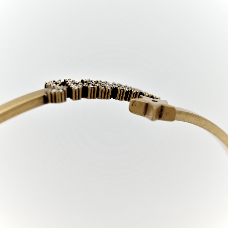 Dior 迪奧 復古 金色 手鐲-12