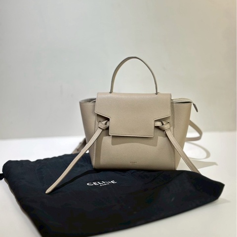 Celine|belt nano 燕麥色