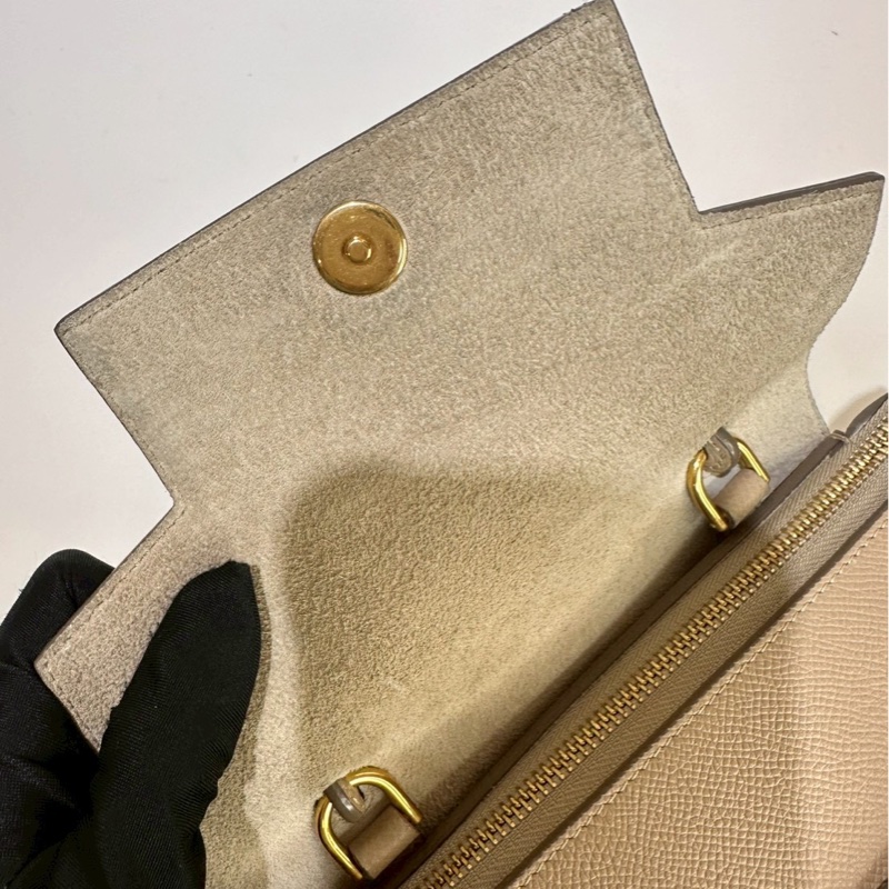 Celine|belt nano 燕麥色-3