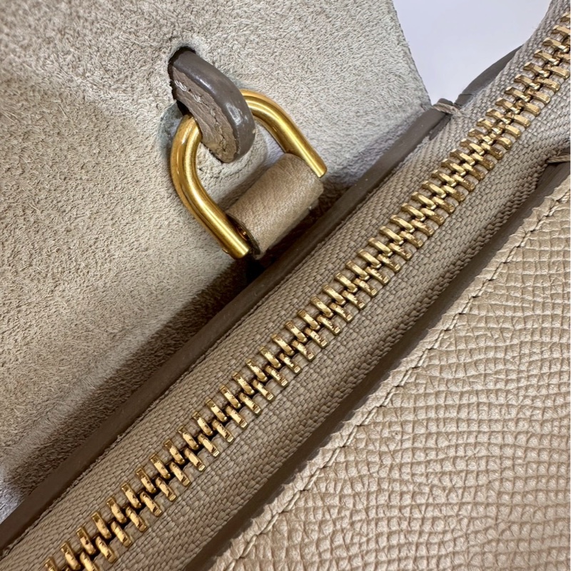 Celine|belt nano 燕麥色-4