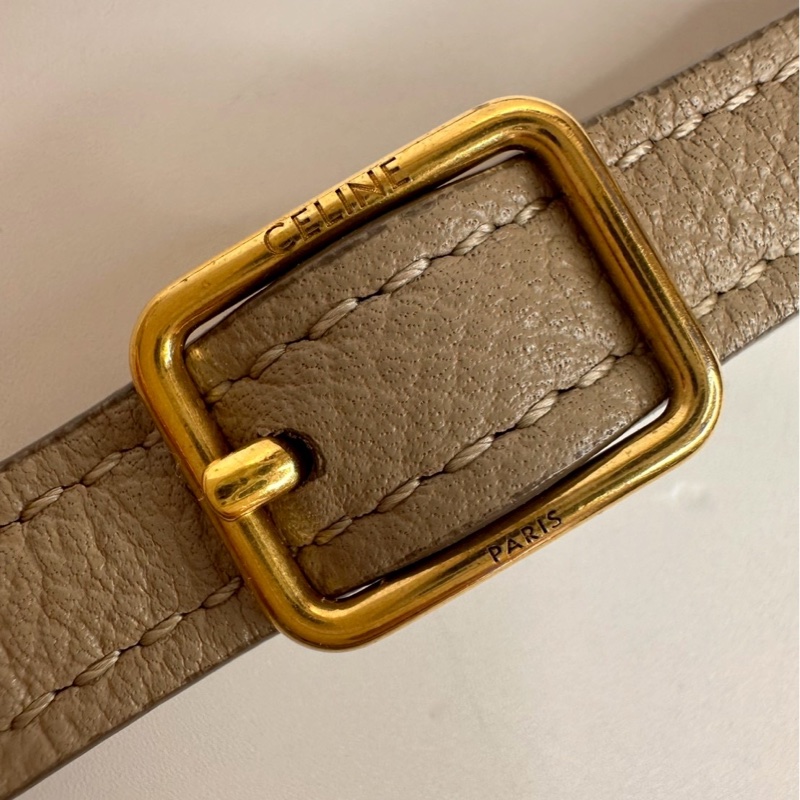 Celine|belt nano 燕麥色-7