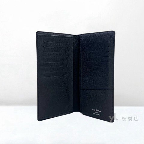 Y2012-LV 黑棋盤格對開長夾N62227-4