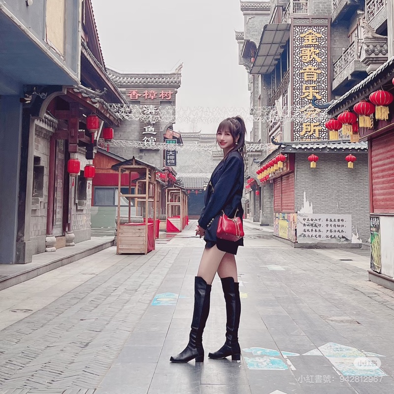 Chanel 埃及系列紅色水桶包-1