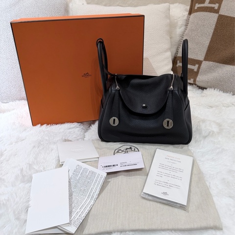 Hermes/ Lindy 26/ 黑銀/ Z刻