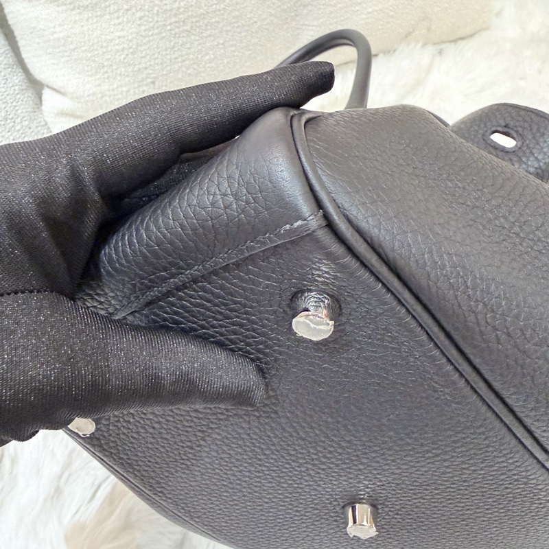 Hermes/ Lindy 26/ 黑銀/ Z刻-8