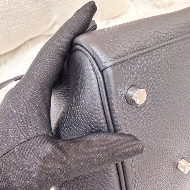 Hermes/ Lindy 26/ 黑銀/ Z刻-9