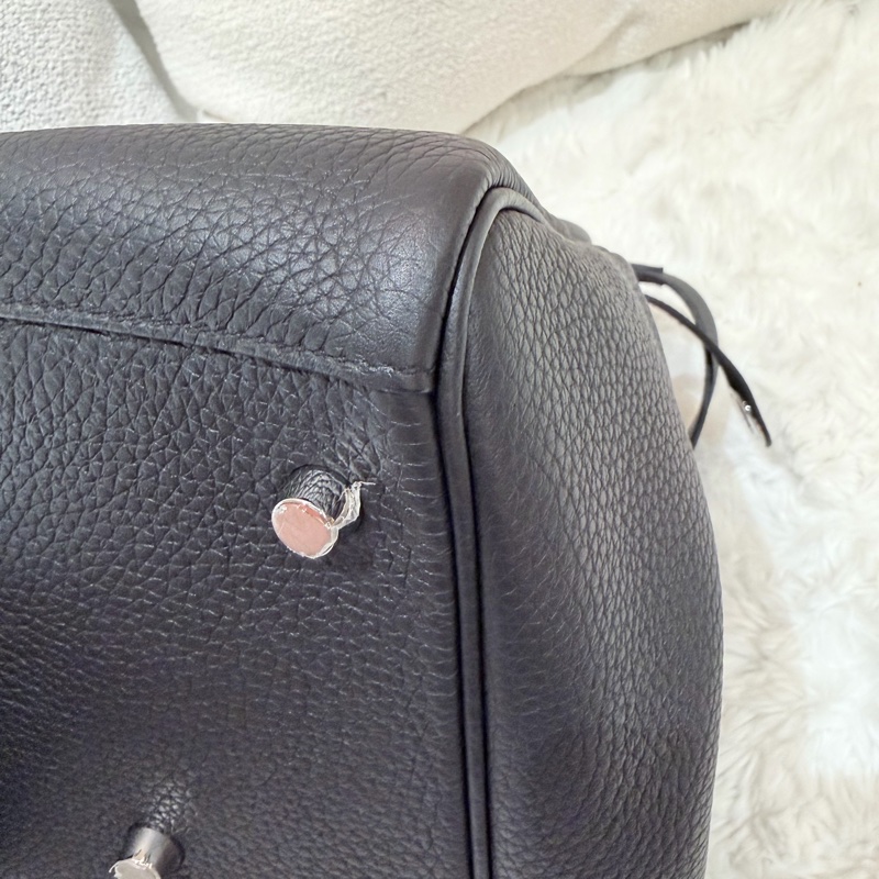 Hermes/ Lindy 26/ 黑銀/ Z刻-11