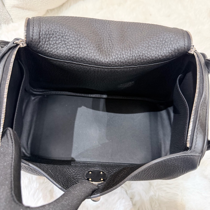 Hermes/ Lindy 26/ 黑銀/ Z刻-14