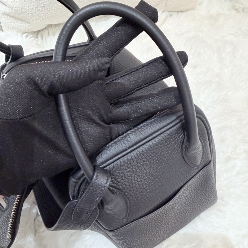 Hermes/ Lindy 26/ 黑銀/ Z刻-18