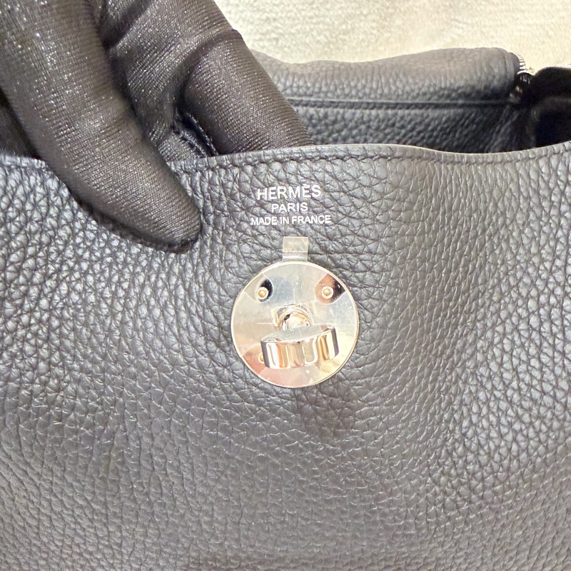 Hermes/ Lindy 26/ 黑銀/ Z刻-22