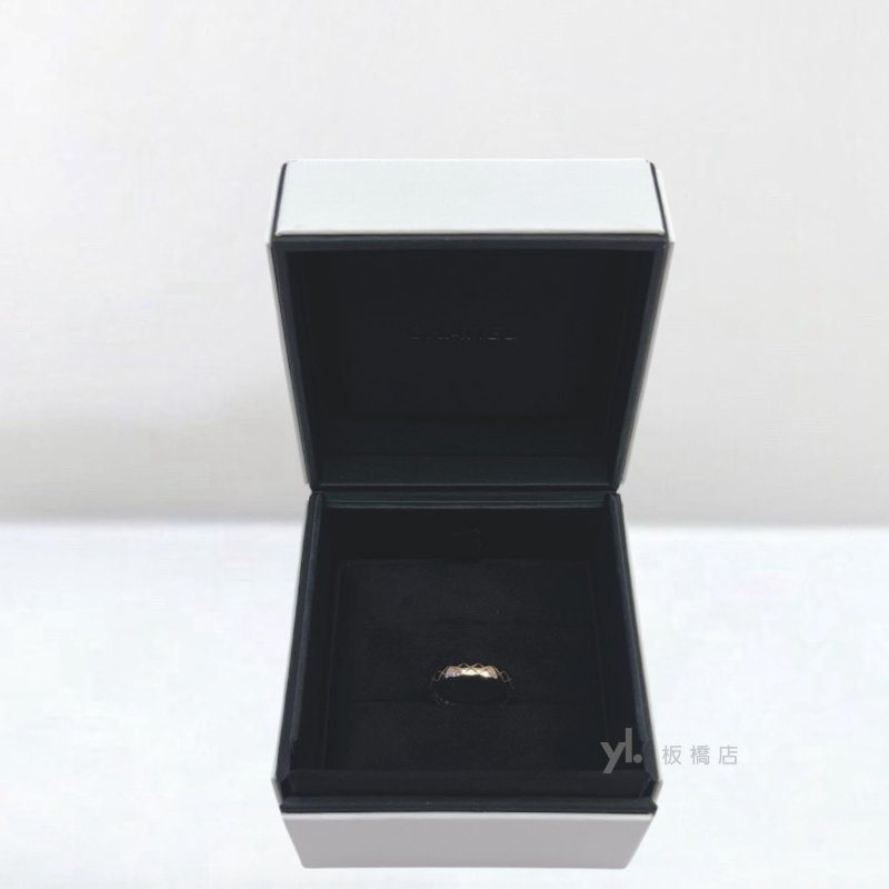 Y2016-CHANEL Coco Crush窄版18K白金戒指J11793-1