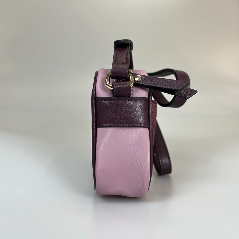 全新品 CHLOE  藕紫經典LOGO白字相機包-2