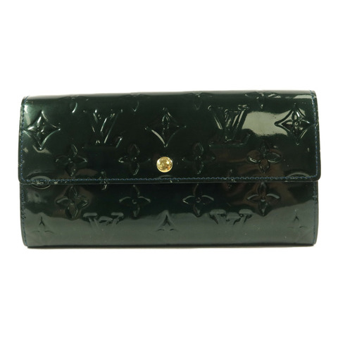 LOUIS VUITTON Monogram Vernis Sarah Wallet長錢包