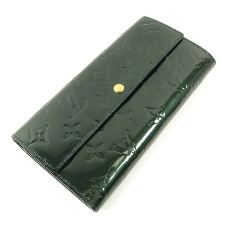 LOUIS VUITTON Monogram Vernis Sarah Wallet長錢包-2