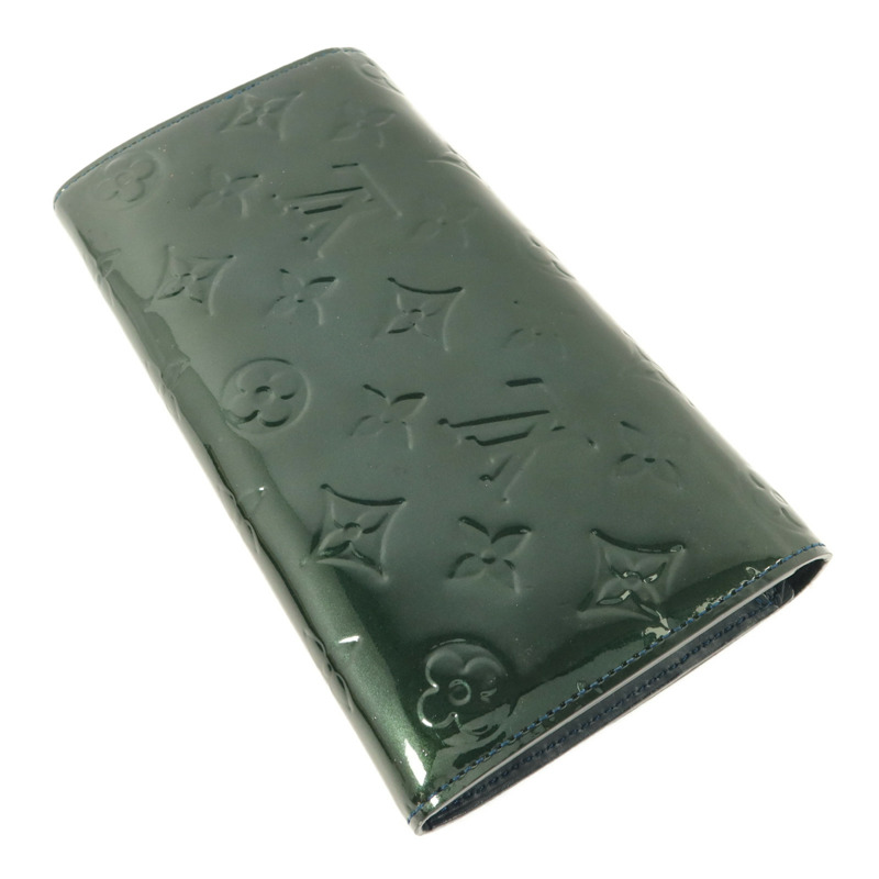LOUIS VUITTON Monogram Vernis Sarah Wallet長錢包-3