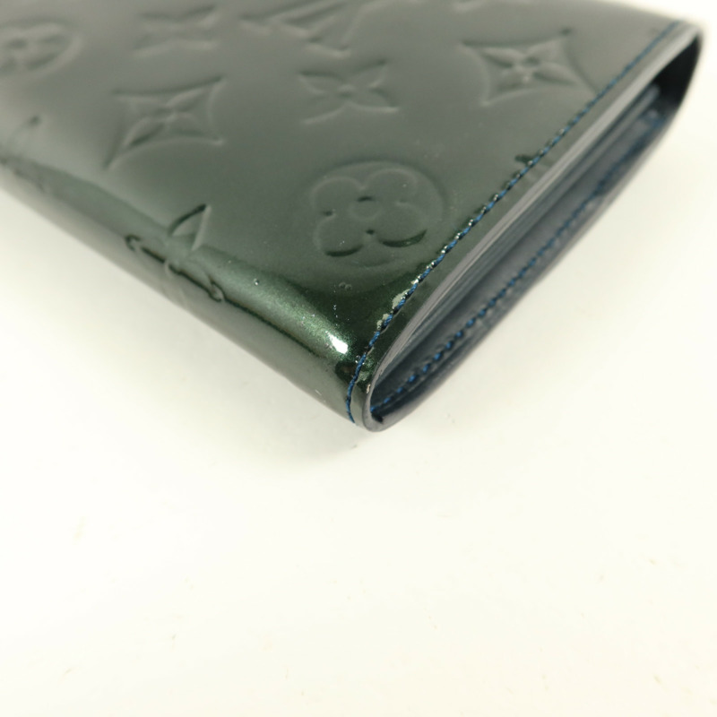 LOUIS VUITTON Monogram Vernis Sarah Wallet長錢包-12