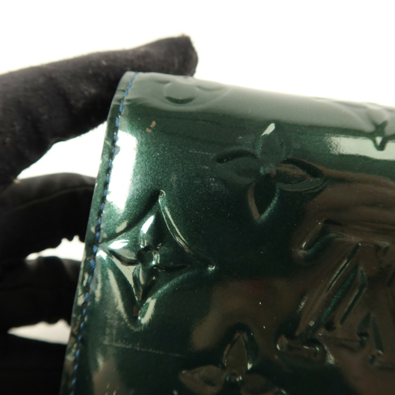 LOUIS VUITTON Monogram Vernis Sarah Wallet長錢包-14