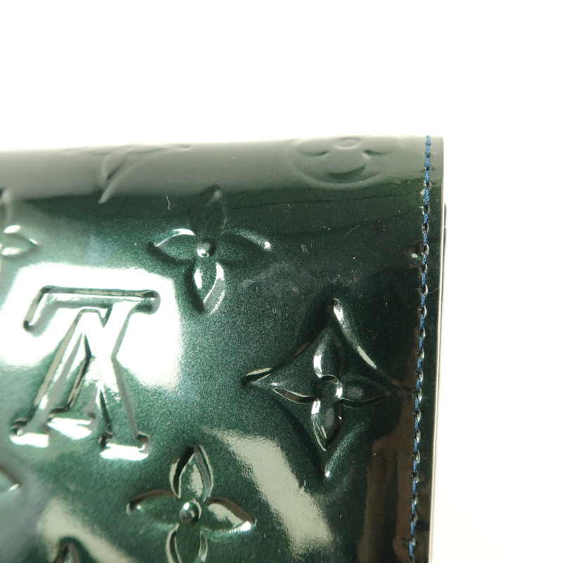 LOUIS VUITTON Monogram Vernis Sarah Wallet長錢包-15