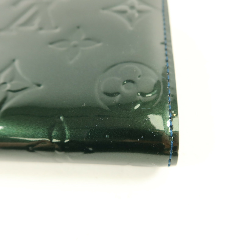 LOUIS VUITTON Monogram Vernis Sarah Wallet長錢包-16