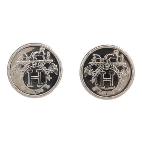 HERMES 925純銀Ex-Libris Earrings耳環