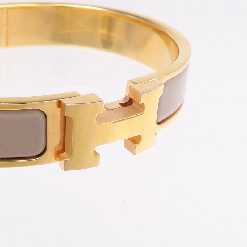 HERMES 金屬Clic H琺瑯手鐲-4