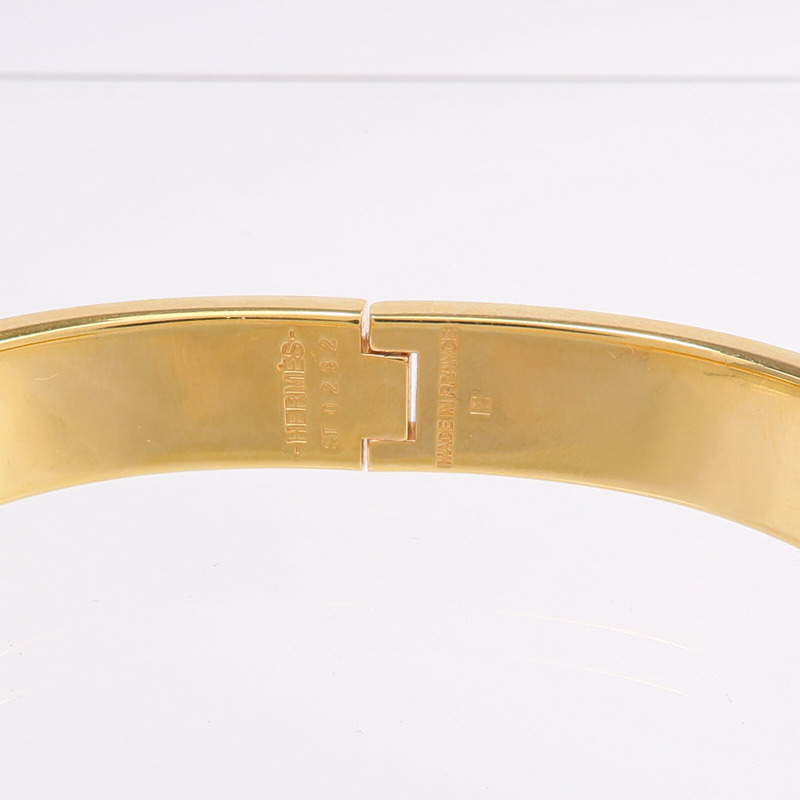 HERMES 金屬Clic H琺瑯手鐲-6